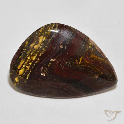29.03ct Natürlicher Mehrfarbig Tigerauge-Matrix, Fantasie, Lichtundurchlässig