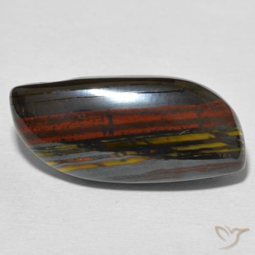 18.34ct Natürlicher Mehrfarbig Tigerauge-Matrix, Fantasie, Lichtundurchlässig