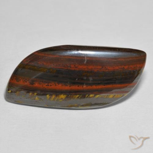 32.54ct Natürlicher Mehrfarbig Tigerauge-Matrix, Fantasie, Lichtundurchlässig