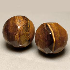  ct natürliche brauner Tiger's Eye-Edelsteine, Sphäre / Kugel, Lichtundurchlässig