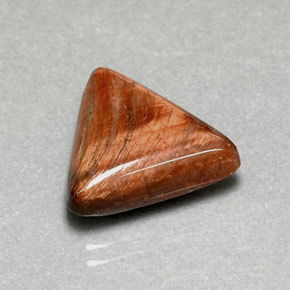 7,11 ctw natürlicher brauner Tiger's Eye, Trillion, Lichtundurchlässig