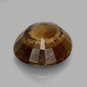 20,85 ctw natürlicher brauner Tiger's Eye, Oval Schliff, Lichtundurchlässig