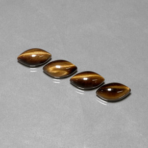  ct natürliche brauner Tiger's Eye-Edelsteine, Marquise, Lichtundurchlässig