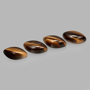  ct natürliche brauner Tiger's Eye-Edelsteine, Marquise, Lichtundurchlässig