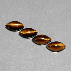  ct natürliche brauner Tiger's Eye-Edelsteine, Marquise, Lichtundurchlässig