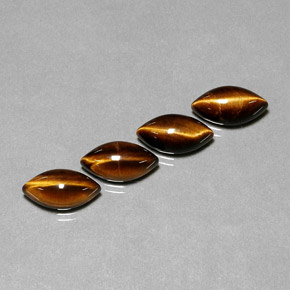  ct natürliche brauner Tiger's Eye-Edelsteine, Marquise, Lichtundurchlässig