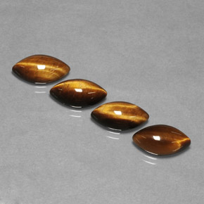  ct natürliche brauner Tiger's Eye-Edelsteine, Marquise, Lichtundurchlässig
