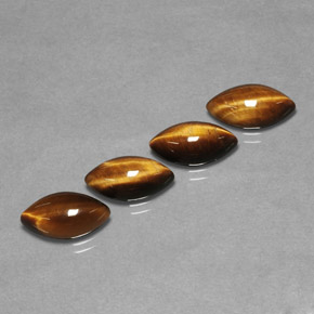  ct natürliche brauner Tiger's Eye-Edelsteine, Marquise, Lichtundurchlässig