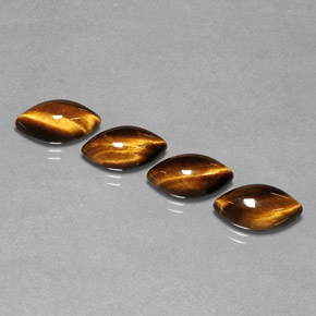  ct natürliche brauner Tiger's Eye-Edelsteine, Marquise, Lichtundurchlässig