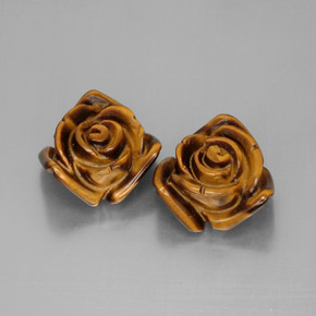  ct natürliche brauner Tiger's Eye-Edelsteine, Fantasieschliff, Lichtundurchlässig