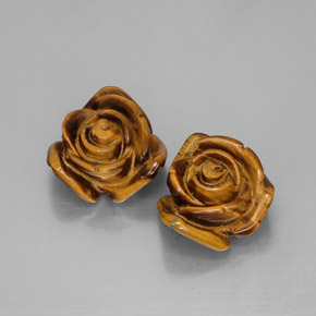  ct natürliche brauner Tiger's Eye-Edelsteine, Fantasieschliff, Lichtundurchlässig
