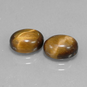  ct natürliche brauner Tiger's Eye-Edelsteine, Oval Schliff, Lichtundurchlässig