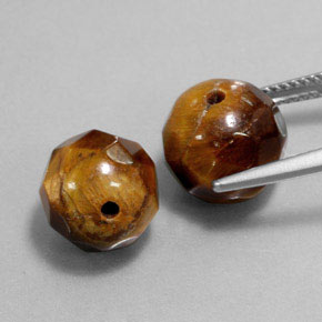  ct natürliche gold-braun Tigerauge-Edelsteine, Kugel / Ball, Lichtundurchlässig