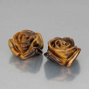  ct natürliche brauner Tiger's Eye-Edelsteine, Fantasieschliff, Lichtundurchlässig
