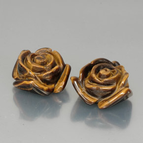  ct natürliche brauner Tiger's Eye-Edelsteine, Fantasieschliff, Lichtundurchlässig
