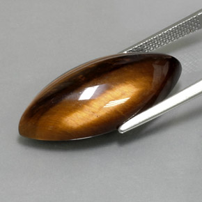 13,60 ctw natürlicher brauner Tiger's Eye, Marquise, Lichtundurchlässig