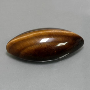 12,55 ctw natürlicher brauner Tiger's Eye, Marquise, Lichtundurchlässig