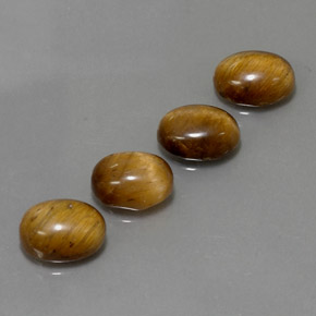 ct natürliche brauner Tiger's Eye-Edelsteine, Oval Schliff, Lichtundurchlässig