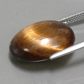 9,17 ctw natürlicher Golden Tigerauge, Oval Schliff, Lichtundurchlässig