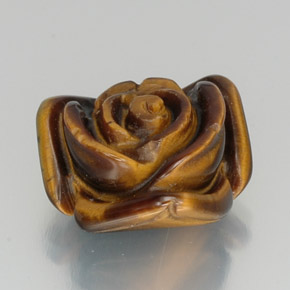 11,96 ctw natürlicher schwarzer Tiger's Eye, Fantasieschliff, Lichtundurchlässig