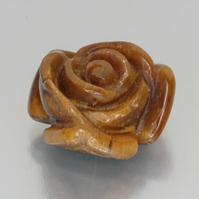 9,17 ctw natürlicher Mittel braun Tigerauge, Ausgefallene Form, Lichtundurchlässig