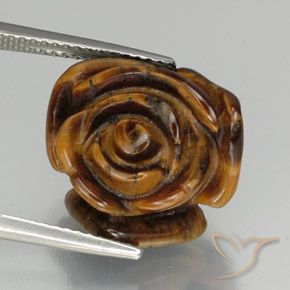 11.45ct Natürlicher Mittel braun Tigerauge, Fantasie, Lichtundurchlässig