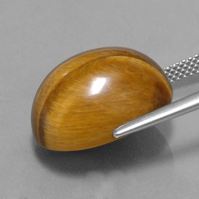 9,17 ctw natürlicher gold-braun Tigerauge, Oval Schliff, Lichtundurchlässig