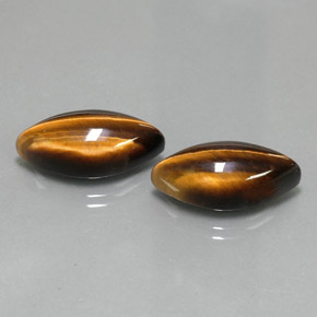 ct natürliche brauner Tiger's Eye-Edelsteine, Marquise, Lichtundurchlässig