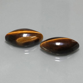  ct natürliche brauner Tiger's Eye-Edelsteine, Marquise, Lichtundurchlässig