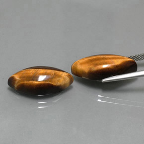  ct natürliche brauner Tiger's Eye-Edelsteine, Marquise, Lichtundurchlässig