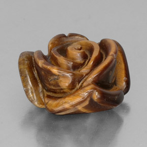 9,17 ctw natürlicher rötlich-braun Tigerauge, Ausgefallene Form, Lichtundurchlässig