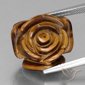 11.38ct Natürlicher rötlich-braun Tigerauge, Fantasie, Lichtundurchlässig