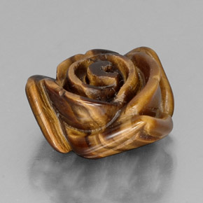 11,61 ctw natürlicher brauner Tiger's Eye, Fantasieschliff, Lichtundurchlässig