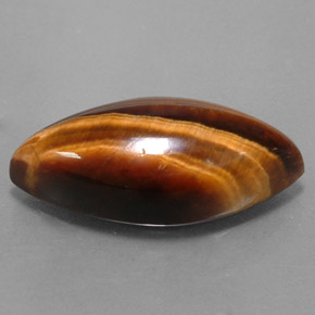 8,51 ctw natürlicher brauner Tiger's Eye, Marquise, Lichtundurchlässig