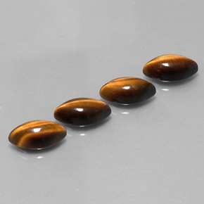  ct natürliche Goldbraun Tigerauge-Edelsteine, Marquise, Lichtundurchlässig