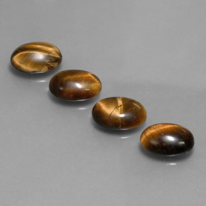  ct natürliche brauner Tiger's Eye-Edelsteine, Oval Schliff, Lichtundurchlässig