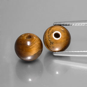  ct natürliche brauner Tiger's Eye-Edelsteine, Sphäre / Kugel, Lichtundurchlässig