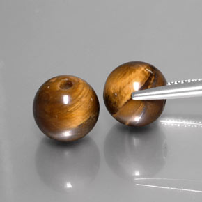  ct natürliche brauner Tiger's Eye-Edelsteine, Sphäre / Kugel, Lichtundurchlässig