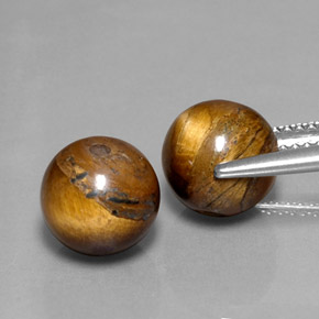  ct natürliche brauner Tiger's Eye-Edelsteine, Sphäre / Kugel, Lichtundurchlässig