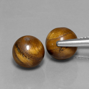  ct natürliche brauner Tiger's Eye-Edelsteine, Sphäre / Kugel, Lichtundurchlässig