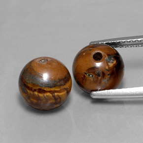  ct natürliche brauner Tiger's Eye-Edelsteine, Sphäre / Kugel, Lichtundurchlässig