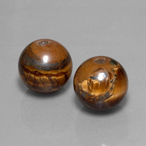  ct natürliche brauner Tiger's Eye-Edelsteine, Sphäre / Kugel, Lichtundurchlässig