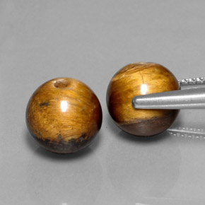  ct natürliche brauner Tiger's Eye-Edelsteine, Sphäre / Kugel, Lichtundurchlässig