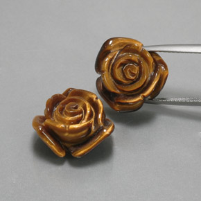  ct natürliche brauner Tiger's Eye-Edelsteine, Fantasieschliff, Lichtundurchlässig