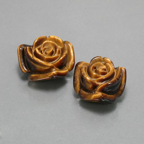  ct natürliche brauner Tiger's Eye-Edelsteine, Fantasieschliff, Lichtundurchlässig