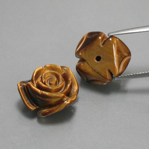  ct natürliche brauner Tiger's Eye-Edelsteine, Fantasieschliff, Lichtundurchlässig