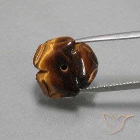 9,17 ctw natürlicher Warmes Braun Tigerauge, Fantasie, Lichtundurchlässig