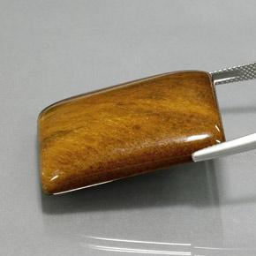 9,17 ctw natürlicher rötlich-braun Tigerauge, Baguette, Lichtundurchlässig