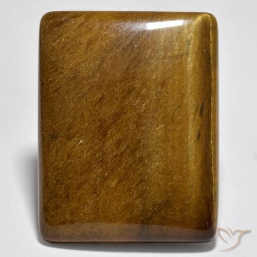 44.65ct Natürlicher rötlich-braun Tigerauge, Baguette, Lichtundurchlässig