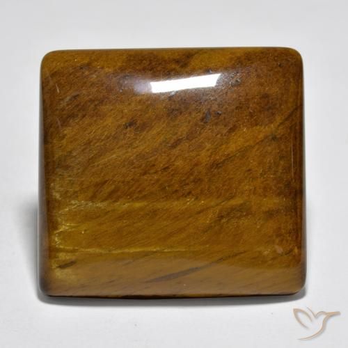 60.32ct Natürlicher rötlich-braun Tigerauge, Baguette, Lichtundurchlässig